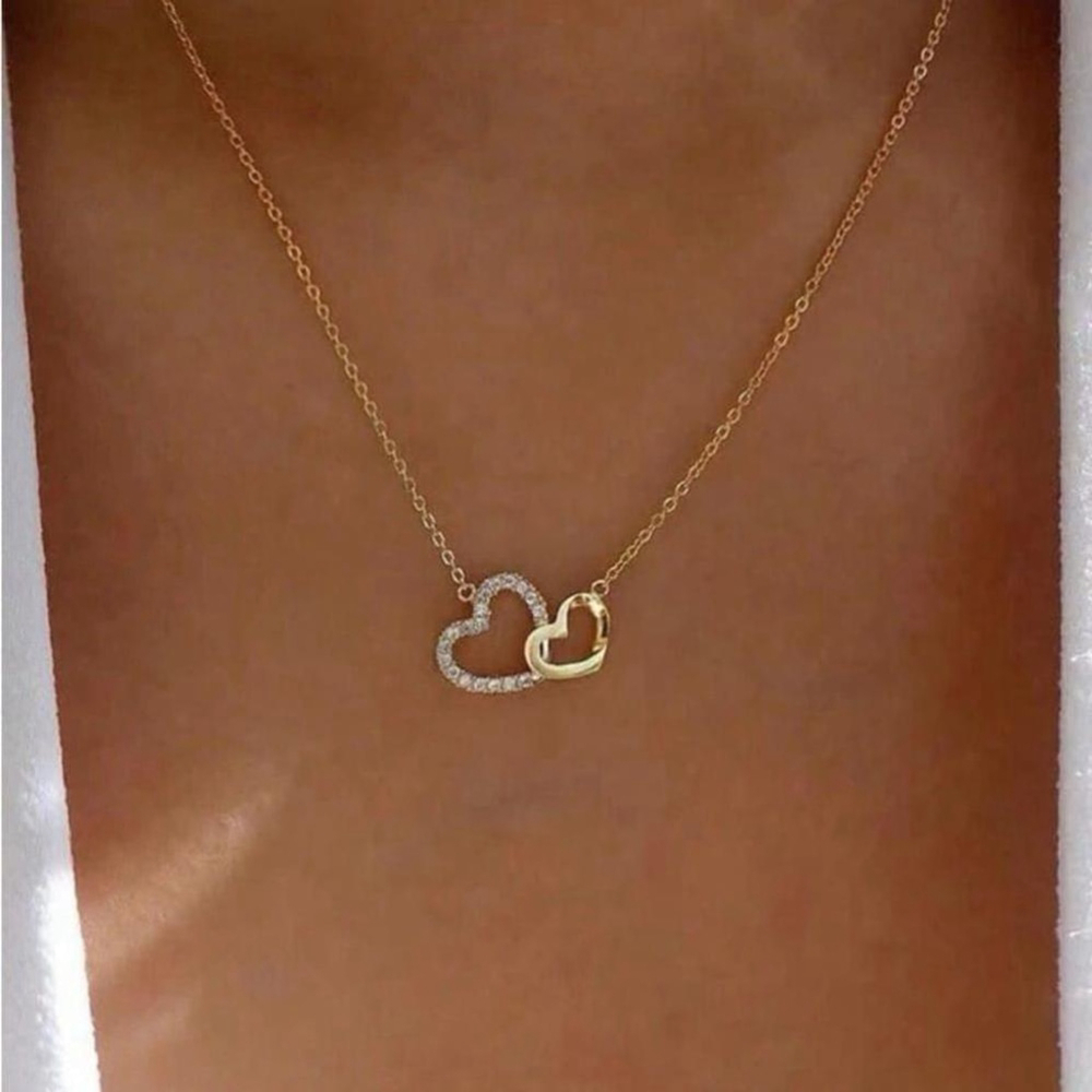 ⚠️Clearance Heart Pendant Necklace Yellow Gold